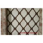 Waterjet Tile - Design 30 Marble - Wood Porcelain A