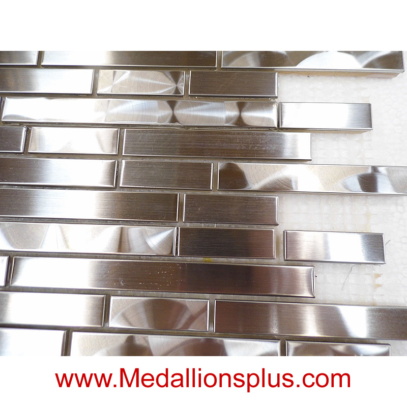 Stainless Steel Backsplash -  - Floor Medallions