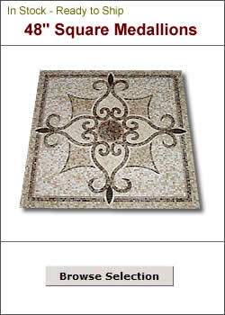 48" Square Mosaic Inlays